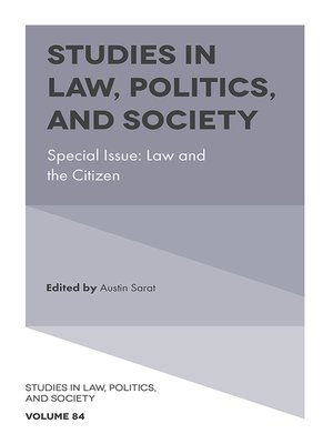 cover image of Studies in Law, Politics, and Society, Volume 84